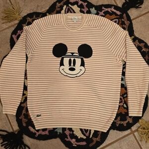 🔥🔥Lacoste Men's Striped Mickey Mouse Sweater🔥🔥 Size XL